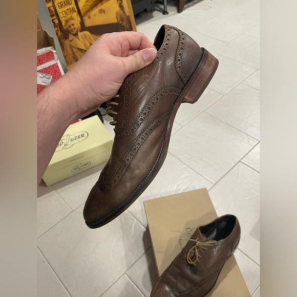 COLE HAAN AIR WILLIAMS WNG II Size 9m COLOR: GREIGE NO. C11564 USED - Picture 3 of 7